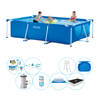 Intex Frame Pool Rechthoekig 300x200x75 cm - Deluxe Zwembad Set