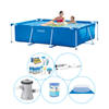 Intex Frame Pool Rechthoekig 220x150x60 cm - 6-delig - Zwembad Inclusief Accessoires