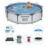 Zwembad Combinatie Deal - Bestway Steel Pro MAX Rond 305x76 cm