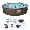 Bestway Power Steel Swim Vista ROND 488x122 cm - Zwembad Super Deal