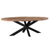 Livingfurn - e Eetkamertafel - Rond - Riverwood - 240 cm - Bruin