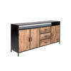 Livingfurn - Dressoir Sturdy Open 180 cm - Mangohout