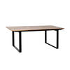 Livingfurn - Eetkamertafel Valdez - U poot - Mango Hout - 200 cm - Bruin