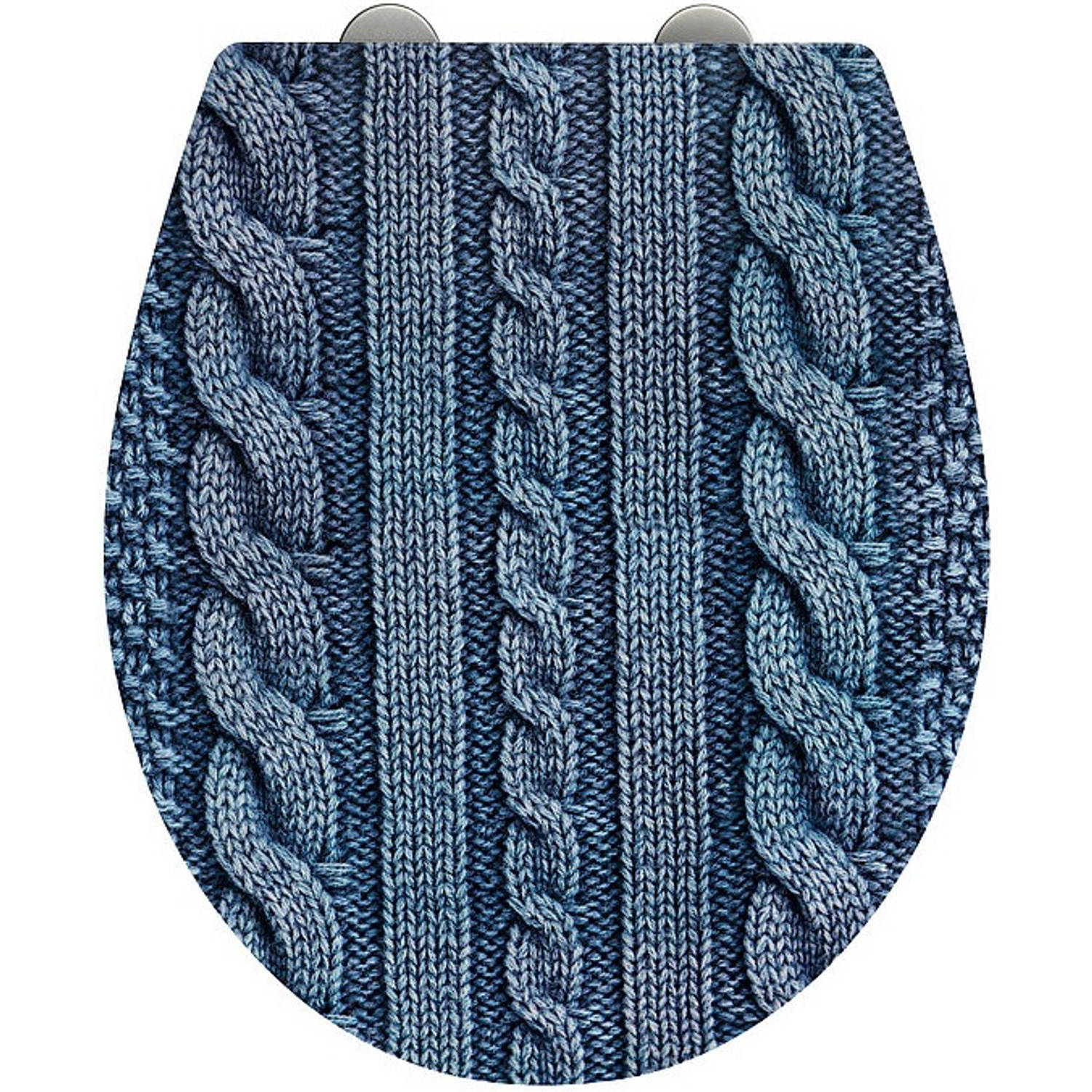 Wenko Wc-bril Cozy 37,5 X 44,5 Cm Blauw