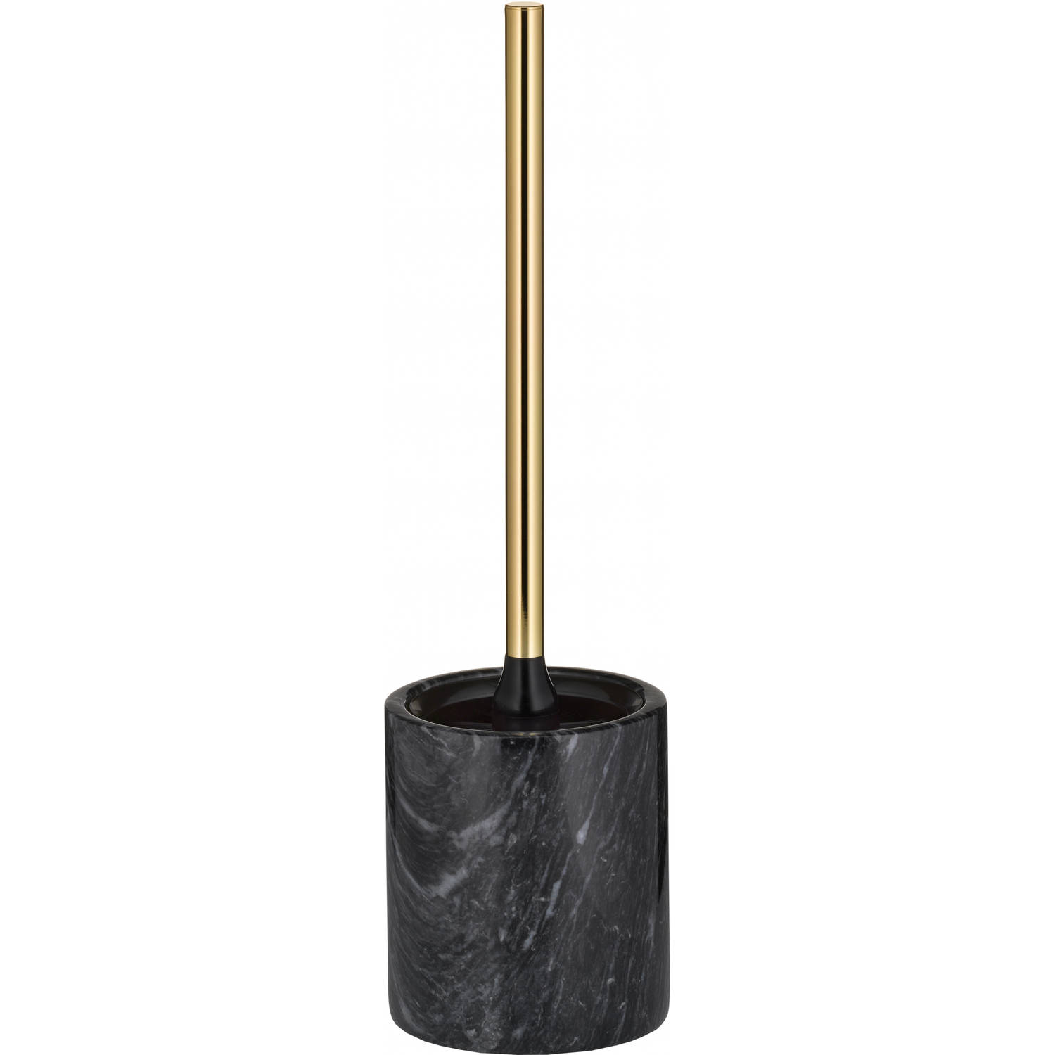 Kela toiletborstelhouder Liron 41,5 x 10,5 cm marmer zwart