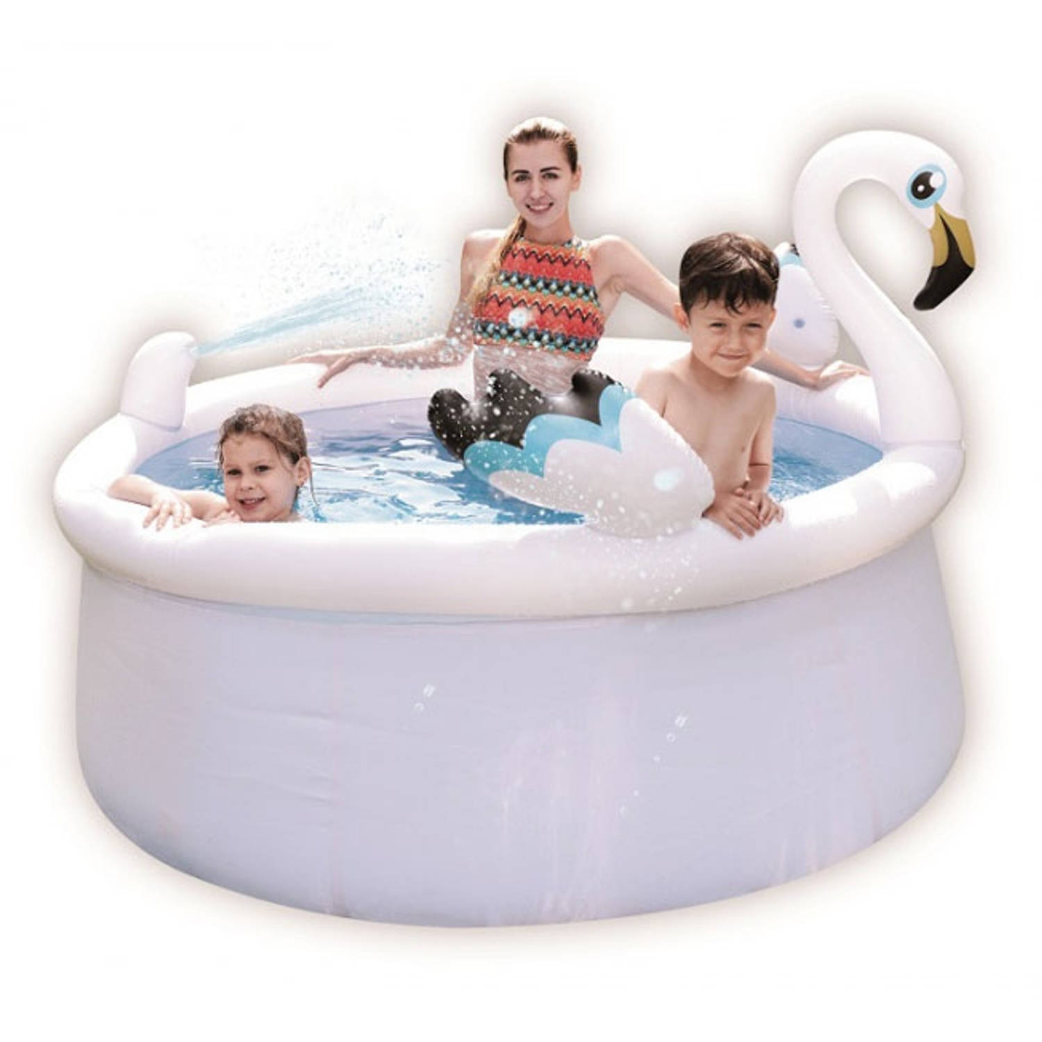Zwembad met sproeier - Flamingo - 175cm (DSS-DS64457)