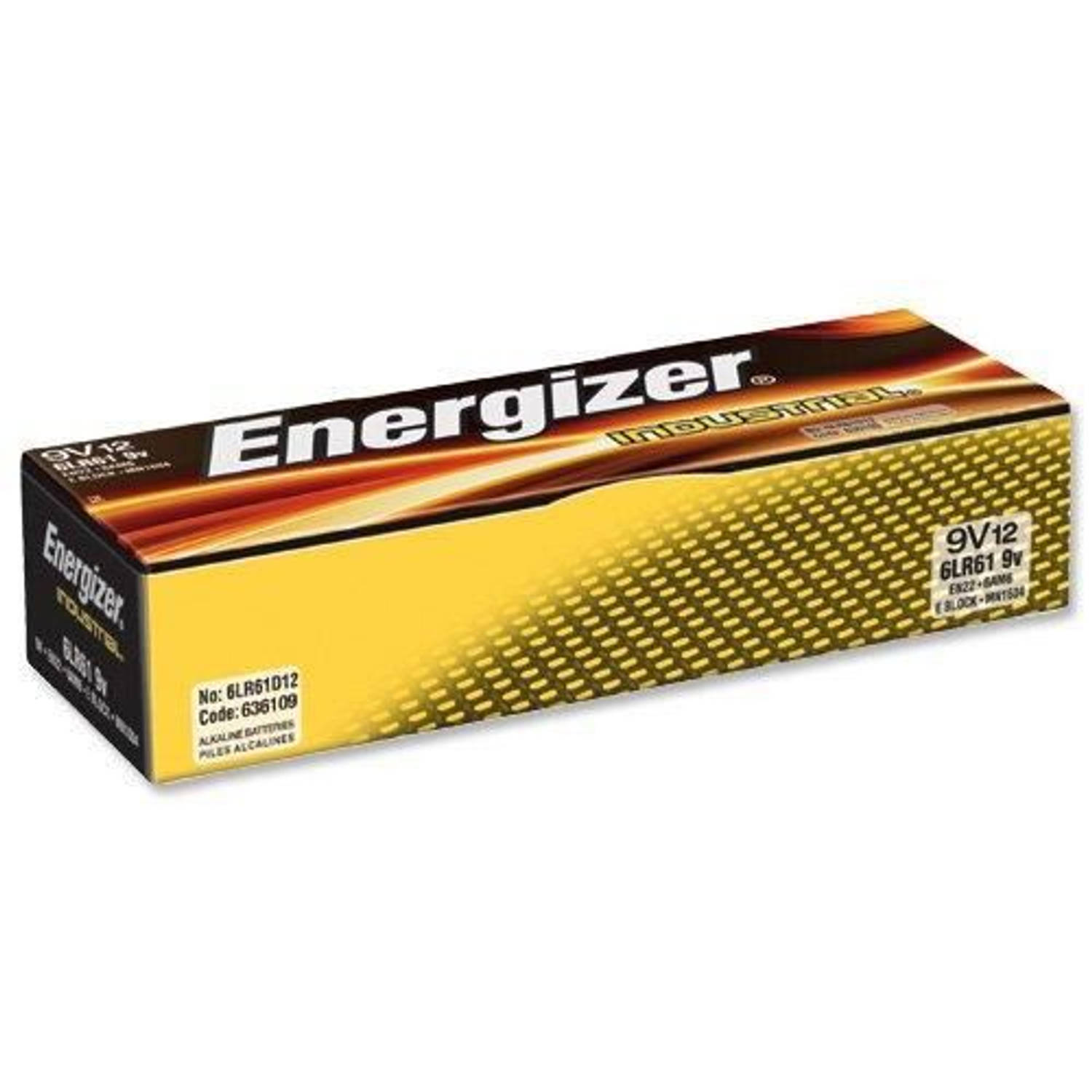 Energizer Batterij Energizer Industrial 9V-doos 12 (361094)