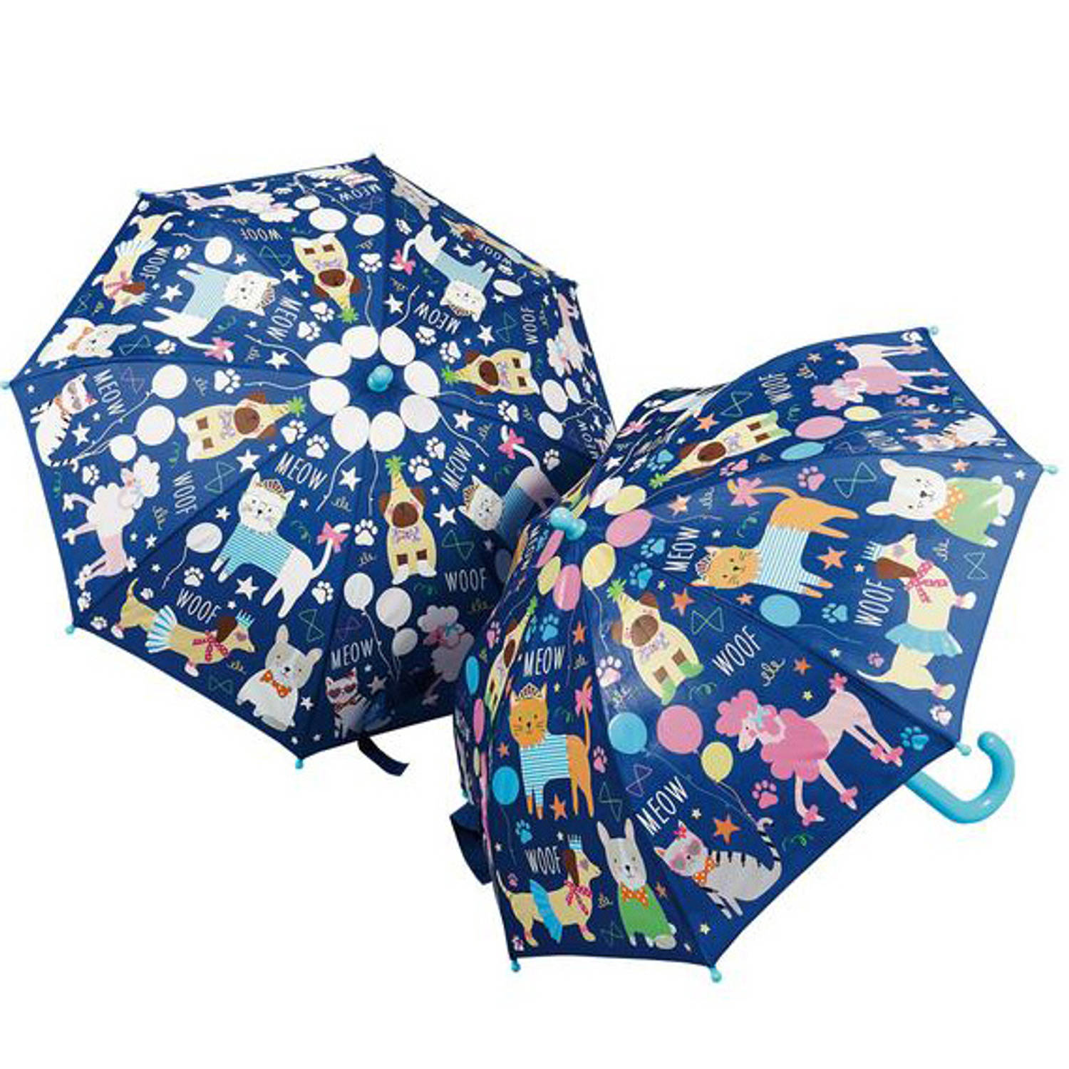 Floss & Rock Huisdieren magische kleur veranderende paraplu Multi