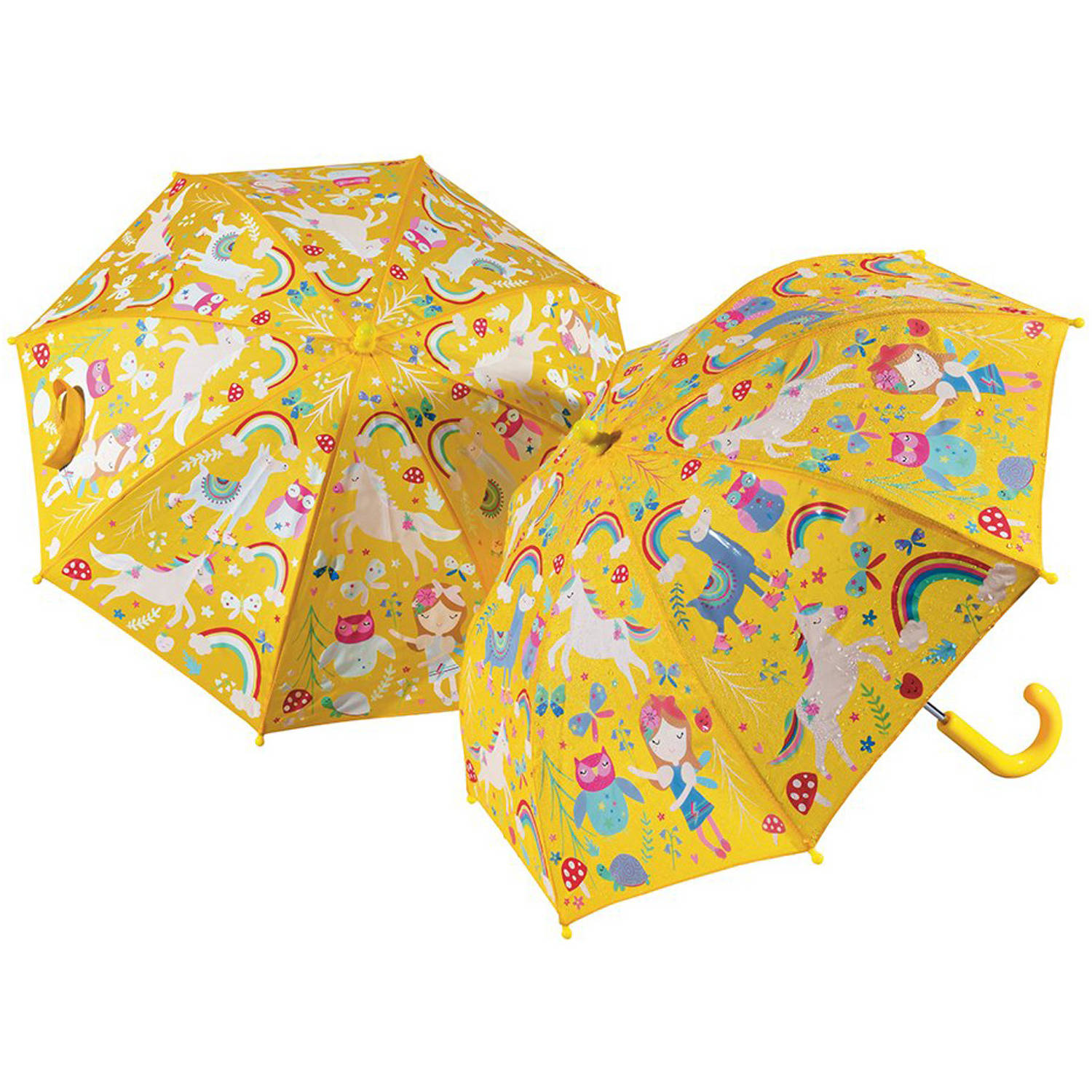 Floss & Rock Regenboog Elfje Paraplu - Verandert van kleur!