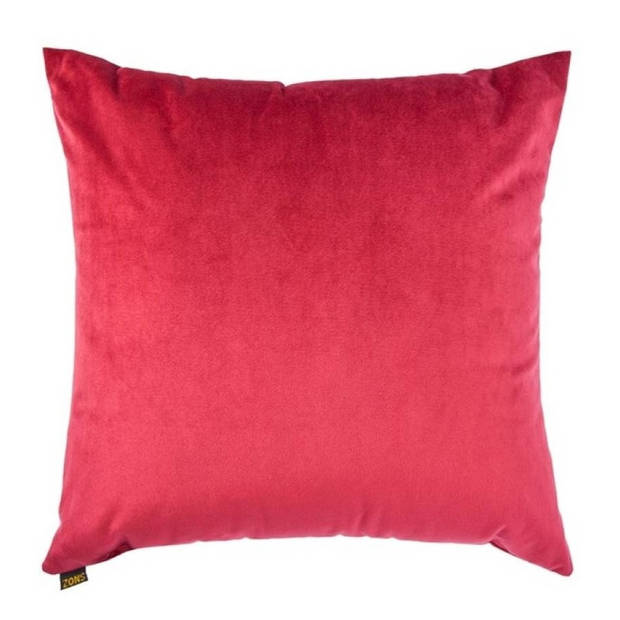 Zons kussen 40x40 cm fluweel rood