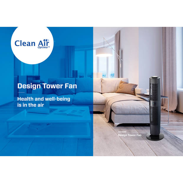 Clean Air Optima Design Toren Ventilator CA-406B