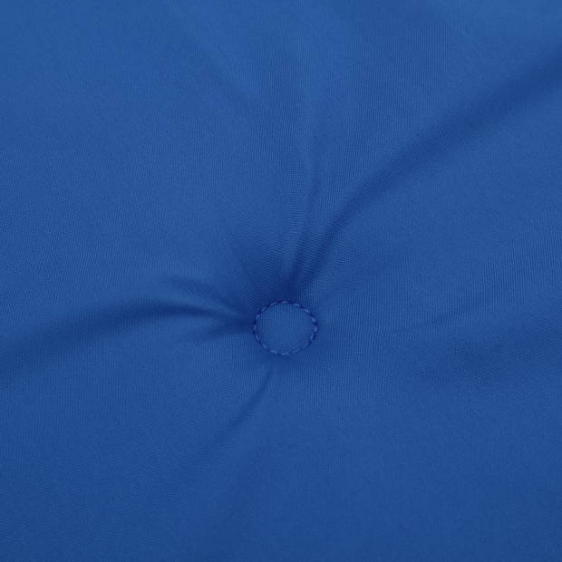 vidaXL Terrasstoelkussen (75+105)x50x4 cm koningsblauw