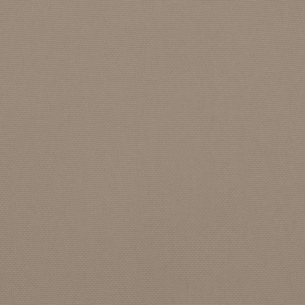 The Living Store Stoelkussen Oxford - 100x50x3 cm - Taupe