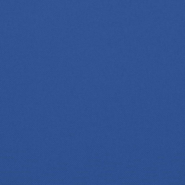 The Living Store stoelkussens - Oxford stof - 40x40x3 cm - koningsblauw - duurzaam en waterafstotend