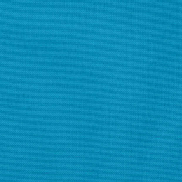 The Living Store Bankkussen - Oxford stof - 100x50x7 cm - Lichtblauw