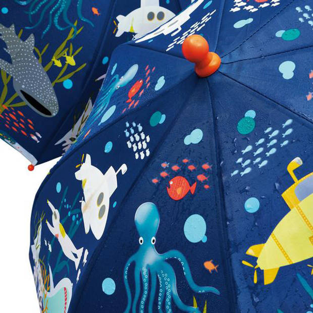 Floss & Rock Oceaan - magische kleur veranderende paraplu - Multi