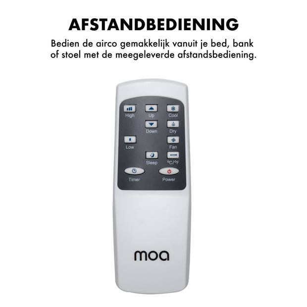 MOA Mobiele Airco - Airconditioning met WiFi en App - 10000 BTU - A011D2G