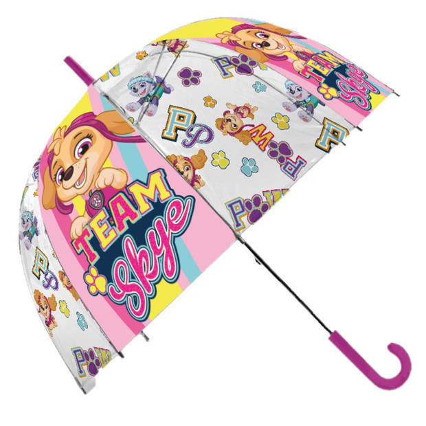 Kinder paraplu transparant Paw Patrol Skye 45 cm - Paraplu's