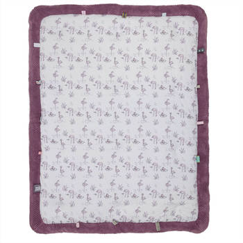 Snoozebaby speel/boxkleed Cheerful Playing - Soft Mauve