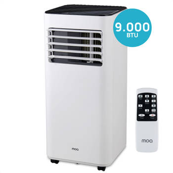 MOA Mobiele Airco - 9000 BTU - Airconditioning - Geschikt voor Ontvochtiging - Zwart - A010W