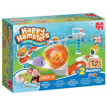 gezelschapsspel Happy Hamsters junior karton 47-delig (967155)