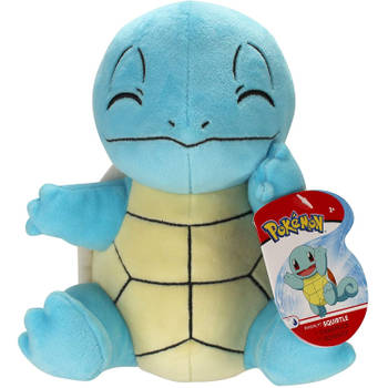 Pokémon knuffel Squirtle junior 20 cm pluche blauw