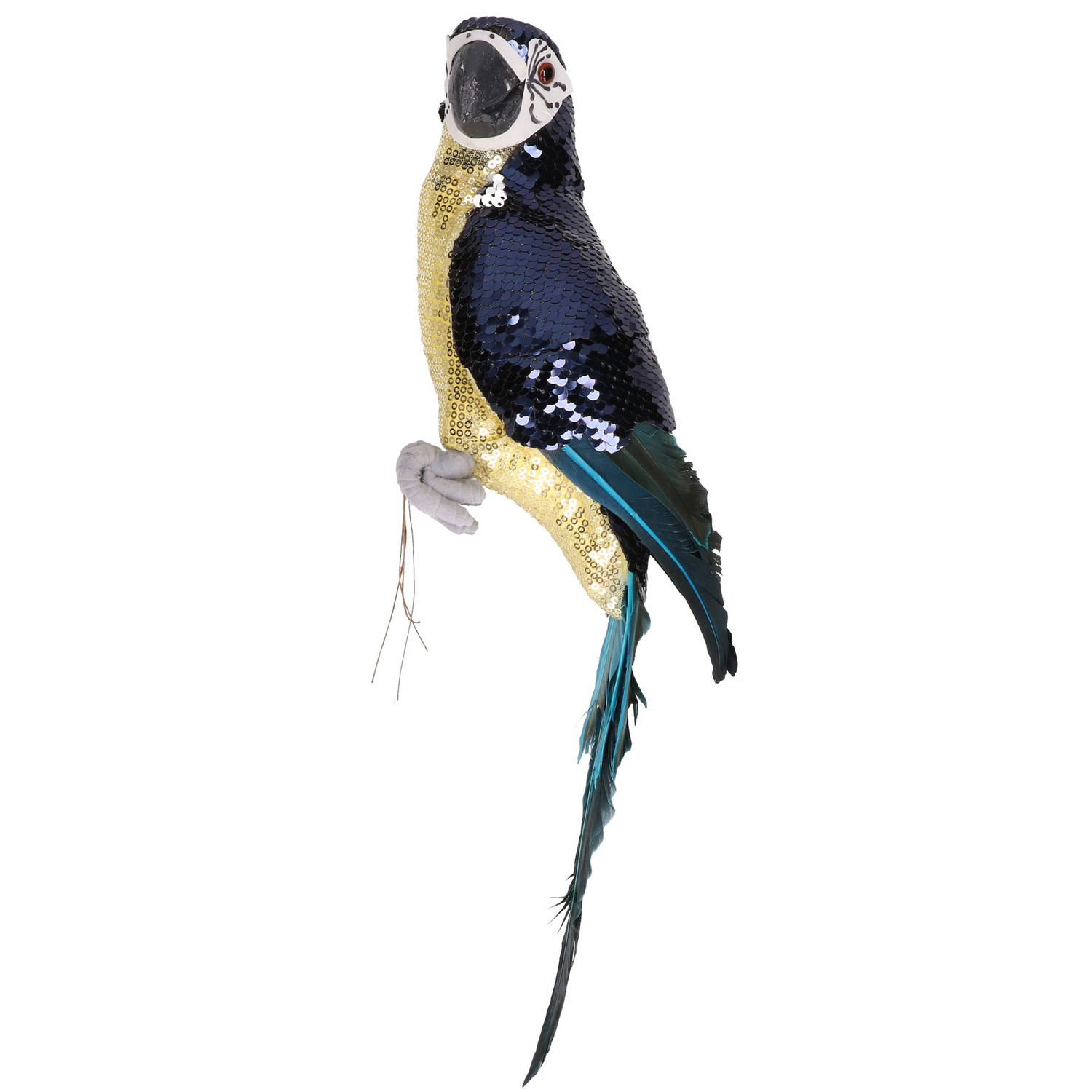 Smash Tirannie Ambassade Dierenbeelden paarse papegaai vogel 40 cm beeld decoratie - Beeldjes |  Blokker