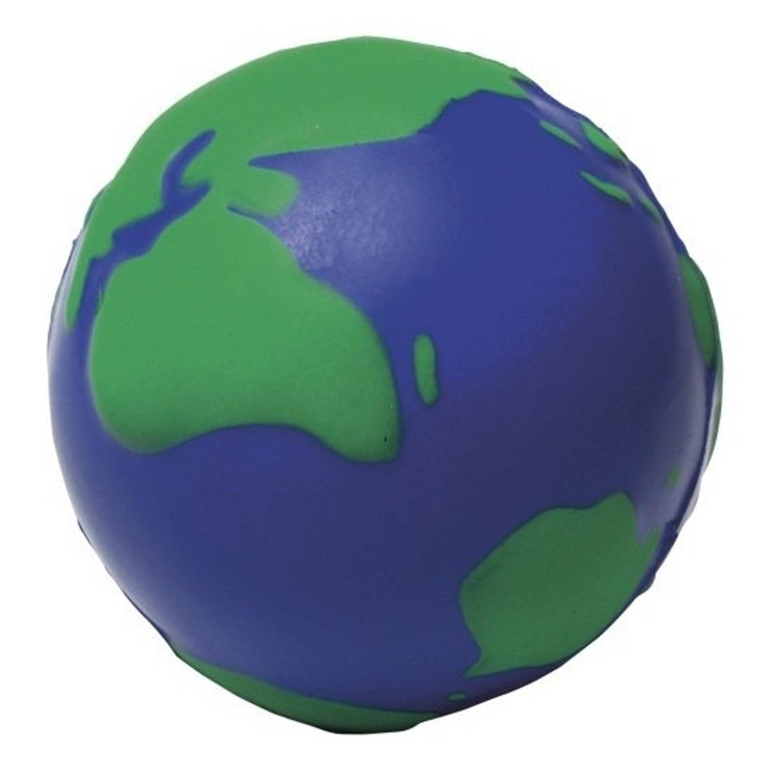 lijst shuttle spoel Anti-stressbal wereldbol 6,5 cm - Stressballen | Blokker