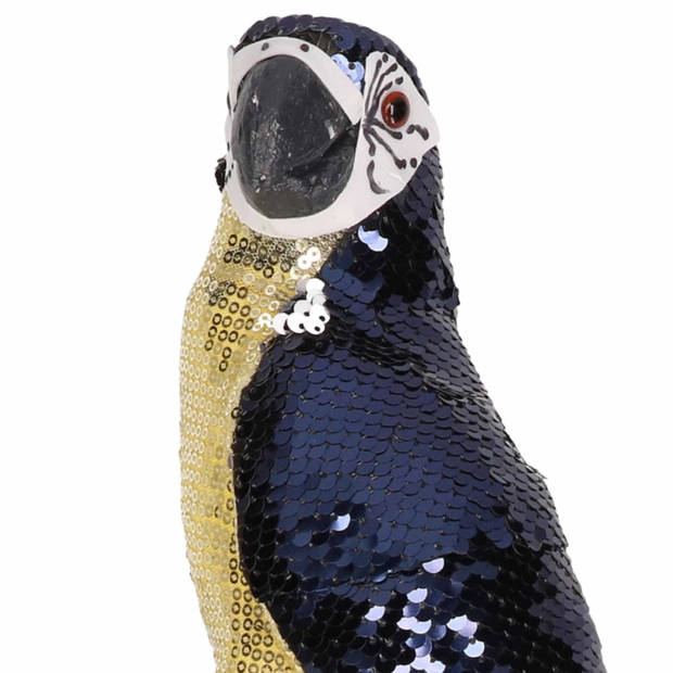 Decoris Decoratie vogel papegaai - 30 cm - kunststof - Beeldjes
