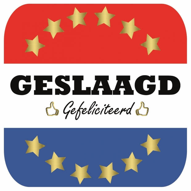 45x Geslaagd / afgestudeerd bierviltjes - Bierfiltjes