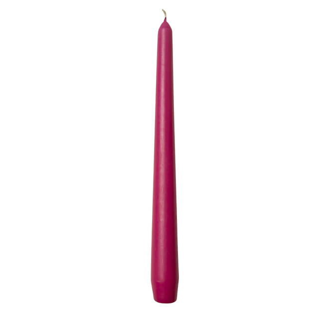 Conpax Candles Dinerkaarsen - 50x stuks - fuchsia roze - 25 cm - Dinerkaarsen