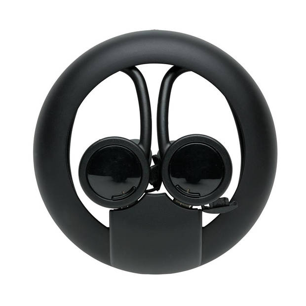 XD Collection oortelefoon True bluetooth 8,3 cm ABS zwart 3-delig