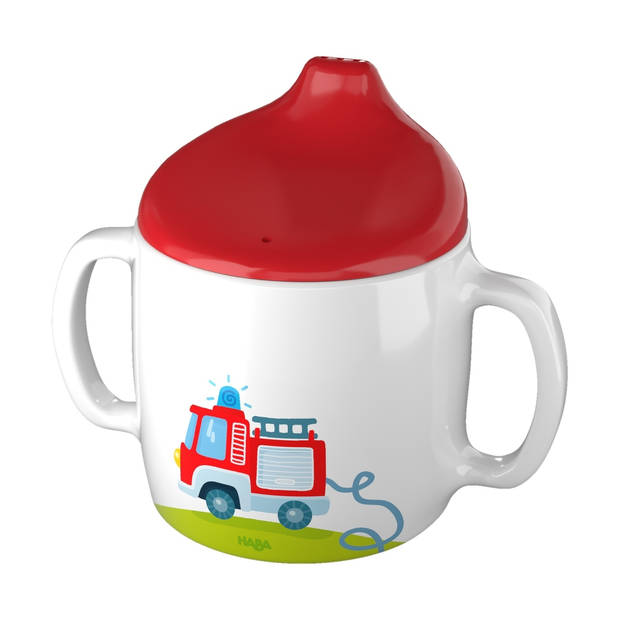 Haba baby drinkbeker brandweer 10 cm