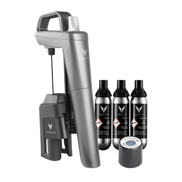 Coravin Wijnsysteem Timeless Five - Plus Pack - Antraciet