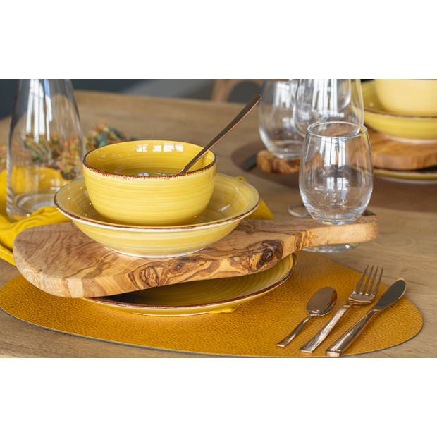 Studio Tavola Dinerborden Sunny Fall ø 27 cm - 6 stuks