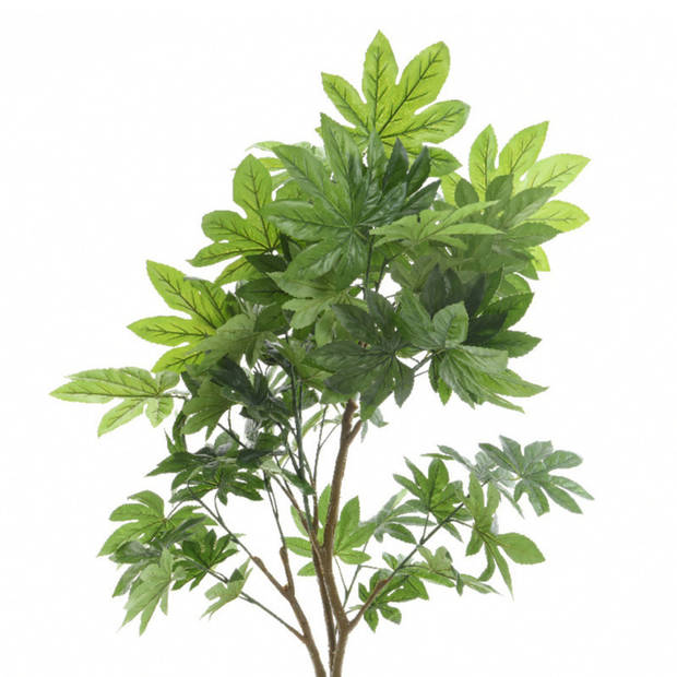 Kunstplanten groene Aralia klim-op/klimop planten 90 cm - Kunstplanten