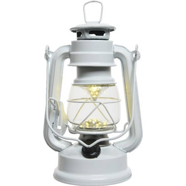 Witte camping lantaarn 25 cm LED licht - Lantaarns