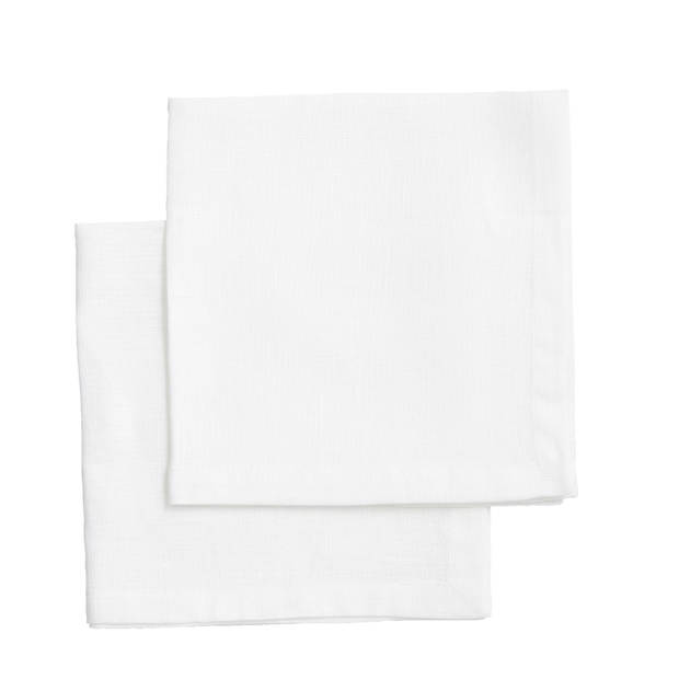 DDDDD Servetten Cabin 40x40cm - white - set van 2