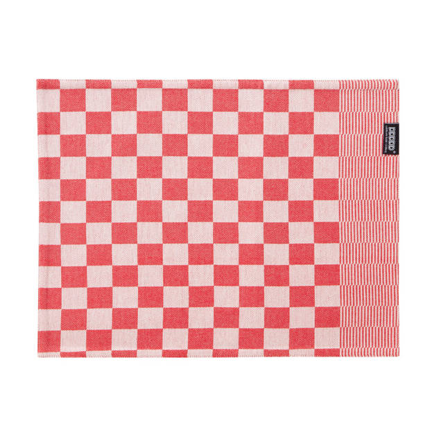 DDDDD Placemats Barbeque 35x45cm - red - set van 2