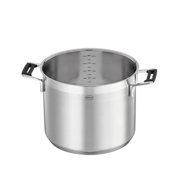 Rösle Keuken - Silence Pro Soeppan 8,7 liter - Roestvast Staal - Zilver