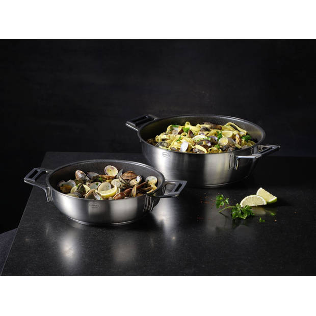 Rösle Keuken - Silence Pro Hapjespan Ø 28 cm ProResist - Roestvast Staal - Zilver