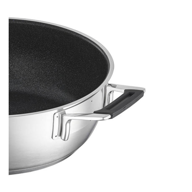 Rösle Keuken - Silence Pro Hapjespan Ø 28 cm ProResist - Roestvast Staal - Zilver