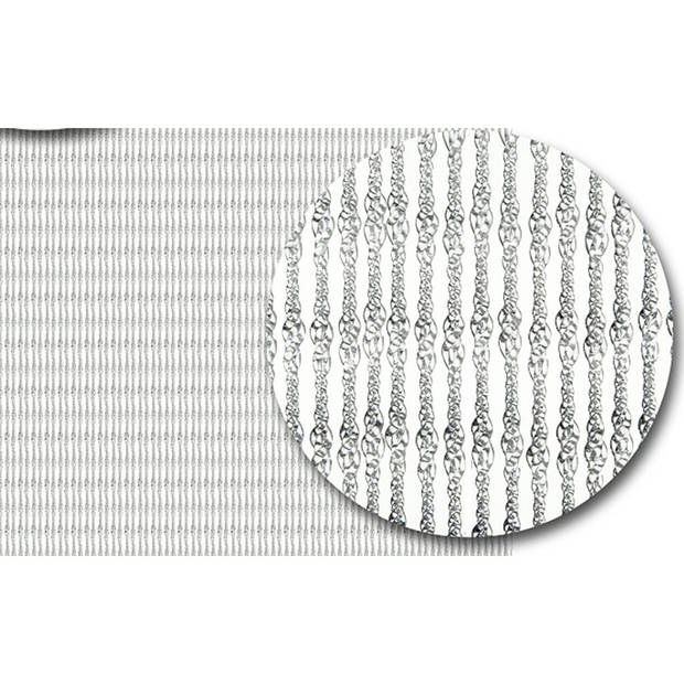 Vliegengordijnenexpert Kunststof Pisa Transparant - 100x240cm