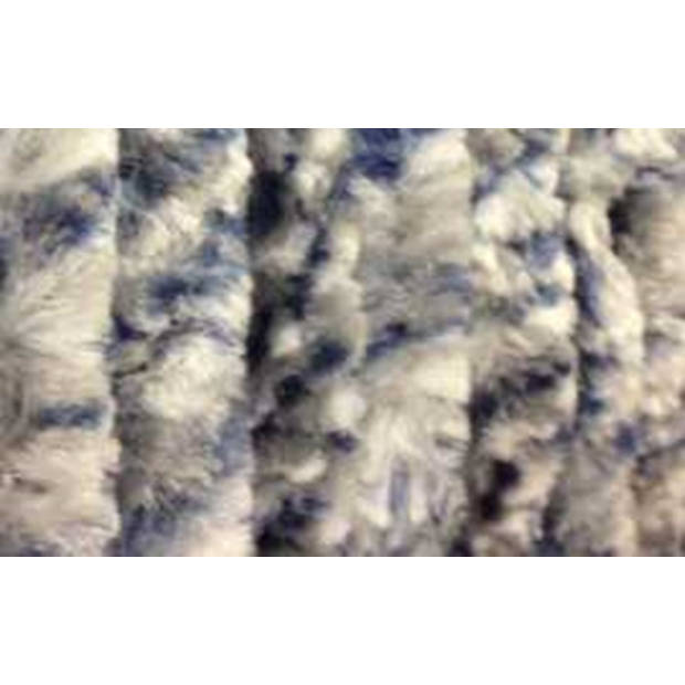 Vliegengordijnenexpert Kattenstaart Grijs-Blauw-Wit gemeleerd - 100x230cm