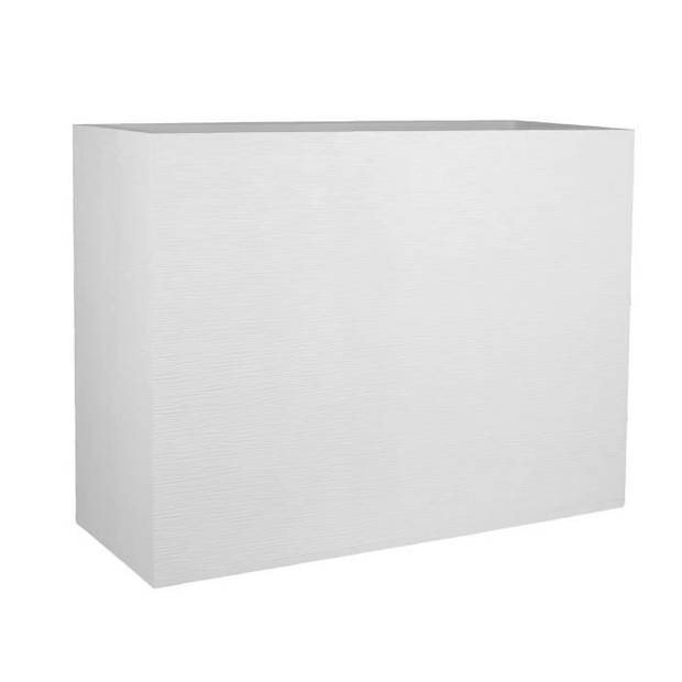 PLASTIC EDA Bloempot Wall Loft Graphit - 46 L - 78,5 x 29,5 x 60 cm - Witte ceruse