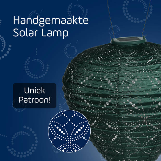 Lumiz Solar tuinverlichting Mandela Balloon - 30 cm - Groen