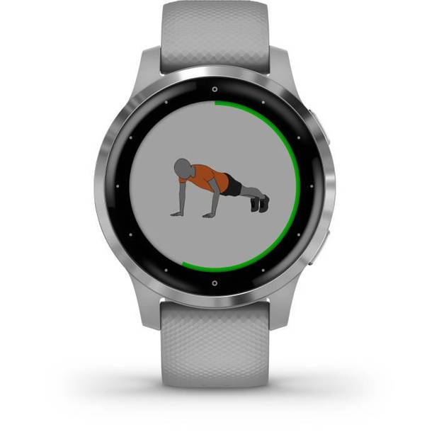 Garmin vivoactive 4S - Multisport GPS-smartwatch - Zilver Poedergrijs