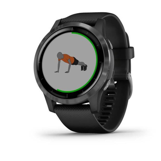 Garmin vivoactive 4 - Multisport GPS-smartwatch - Grijs Zwart