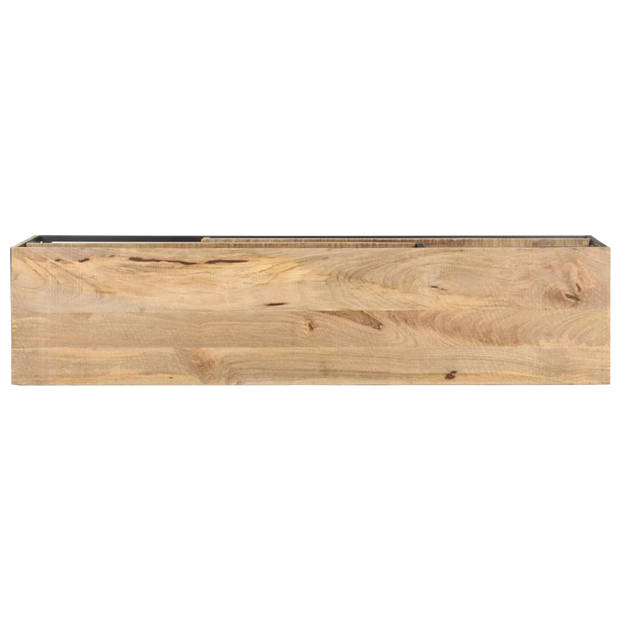 vidaXL Tv-meubel 130x30x45 cm ruw mangohout