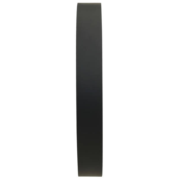 vidaXL Wandklok lichtgevend 30 cm zwart